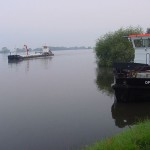 Nachschub kommt auf dem Wasserweg