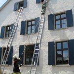 Höhenrettung mit Hilfe eines Rettungsschlittens
© FF Stellingen