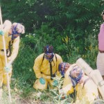 Dem Autor ist an mehreren Einsatzstellen aufgefallen, daß insbesondere Schaulustige im Gegensatz zu der unter Atemschutz arbeitenden Mannschaft immun gegen gefährliche Stoffe zu sein scheinen.