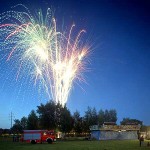 Höhepunkt nach dem Himmelfahrtskonzert: Das große Feuerwerk auf dem Festplatz.