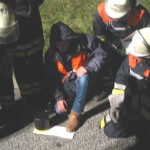 Einweisung von einem Angehörigen der Deichwacht<br>© FF Stellingen