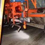 Die Streuvorrichtung am Heck des DMF
<BR>© FF Stellingen