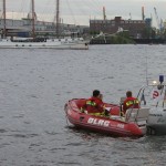 Kleinboot der Deutschen Lebensrettungsgesellschaft (DLRG)<br> © Merlin Wolf