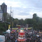 Blick von den Landungsbrücken in Richtung Helgoländer Allee.<br> © Merlin Wolf