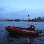 Kleinboot vom Technischen Hilfswerk (THW)<br> © Merlin Wolf