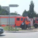 Foto: Stephan Wörmcke - FF-Fuhlsbüttel - Abfahrt zu einem neuen Einsatz
