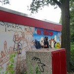 Das halbfertige Graffiti<br>© FF Stellingen<br