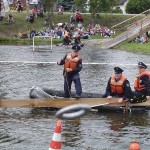 Das Team der FF Billwerder beim Ringwurf.