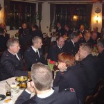 Gute Laune auf der Generalversammlung 2005 der Freiwilligen Feuerwehr Curslack.