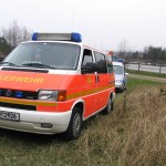 Der B-Dienst Süd an der Einsatzstelle