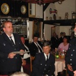 Dirk Lübkemann, Bereichsführer Walddörfer, ergreift das Wort