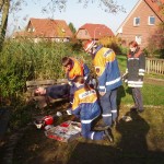 Erstversorgung: KoPlaWu im Grünstreifen.