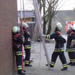 Schiebleitereinsatz.