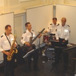Das Polizeiorchester Hamburg sorgte für die musikalische Untermalung.