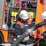 Sicherung der Saugleitung.