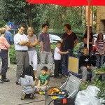 Zahlreiche Zuschauer verfolgten an beiden Tagen die Dreharbeiten