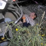 .....und mußte von dort gerettet werden