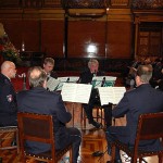 Festliche Musik durch das Klarinettenensemble des Polizeiorchesters Hamburg