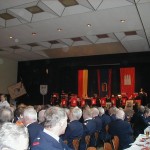 Viele Mitglieder der Ehrenabteilungen folgten auch in diesem Jahr der Einladung des Landesbereichsführers Hermann Jonas