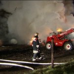 Starke Rauchentwicklung erschwerte die Brandbekämpfung.