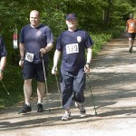 vorn: Walker der FF Rönneburg, hinten: Läufer der FF Kirchdorf, © Thies Melfsen