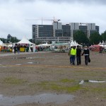 Während des zweiten Spiels war das Fanfest nur schwach besucht  Copyright: www.feuerwehr-hamburg.de