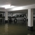 Straßen unter Wasser: Rektor-Ritter Straße, Neuer Weg, Am Pool, und Töpfertwiete. © Christian Timmann
