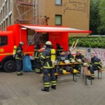 Versorgungsstelle der Einsatzkräfte - Bild: D. Schäfer