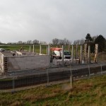 Nach dem Fundament folgten die ersten Mauern. © B. Rieck