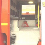 Mannschaftsraum, in den Auftritten ständig geladene Handscheinwerfer, 1 weiteres FuG 11b am Platz des ATr-Führers