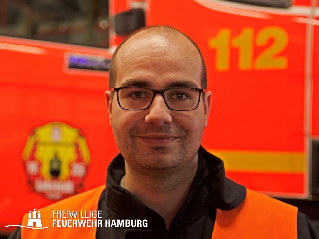 Björn Gustavsson, neuer Wehrführer der FF Lokstedt. 