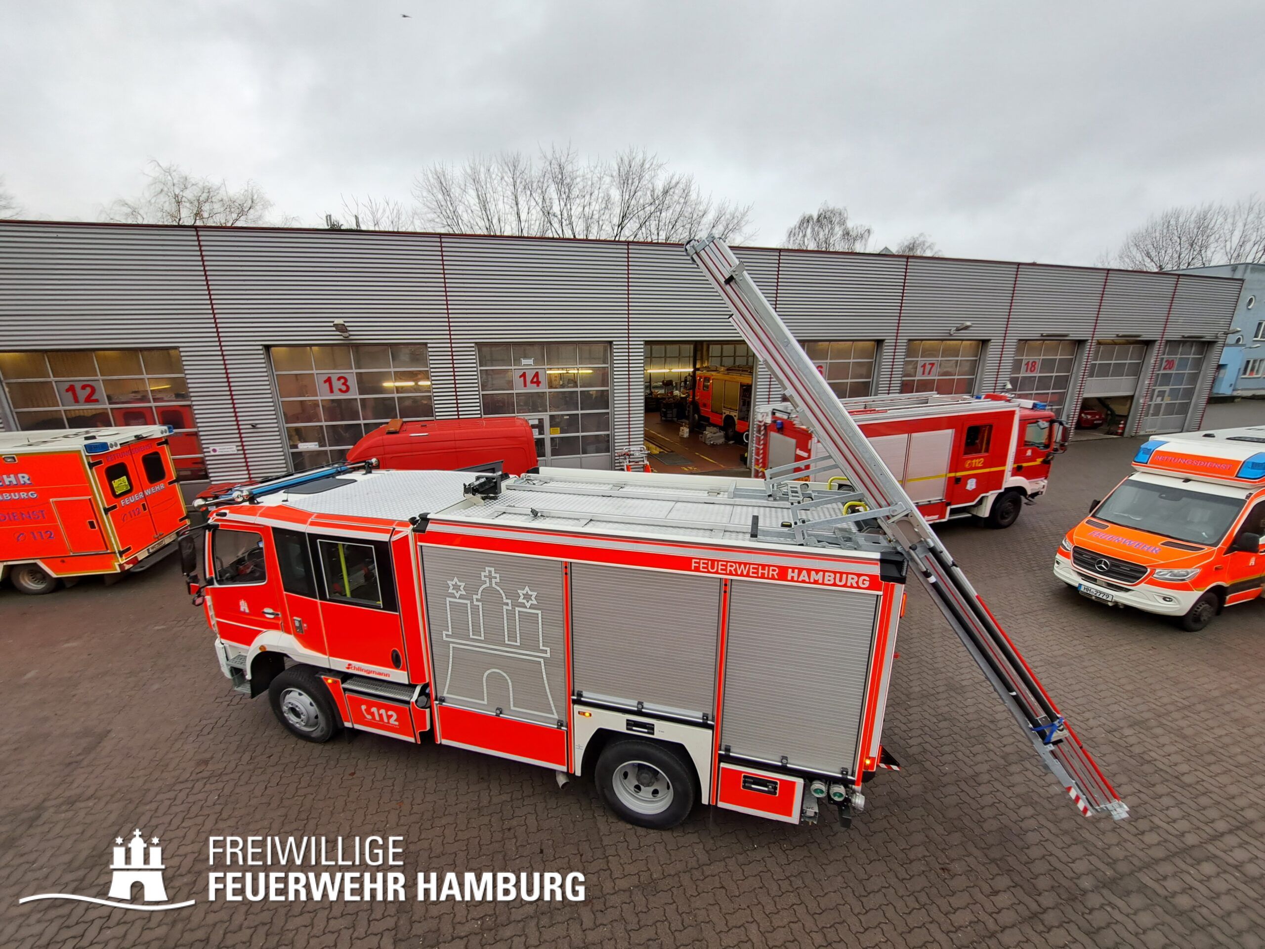 Erstes HLF 20 von Schlingmann eingetroffen Freiwillige Feuerwehr Hamburg